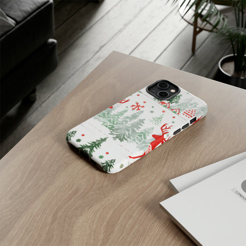 Nordic Christmas Print - Impact Resistant Phone Case